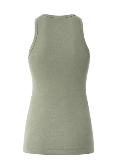 Ribbed tank top with logo PINKO | T-shirt | 100807 A2C1V49